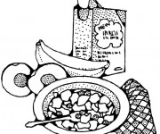 Coloriage Repas et Nutrition