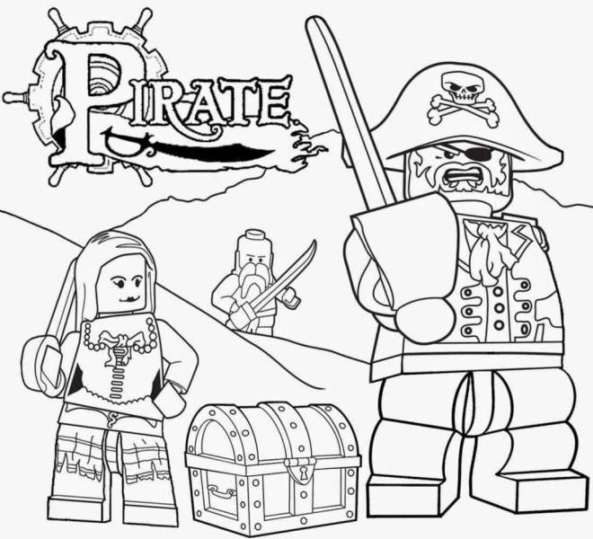 Coloriage et dessins gratuits Les pirates Roblox à imprimer