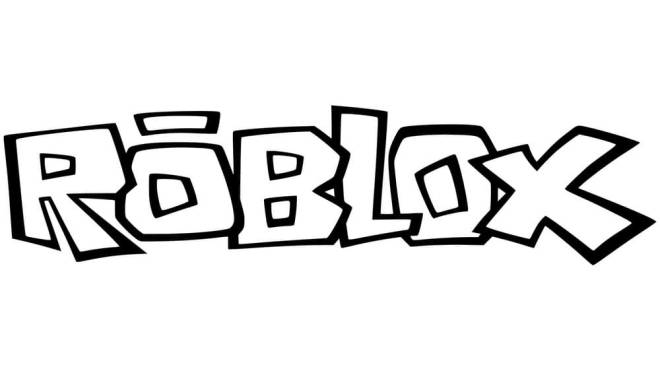 Coloriage et dessins gratuits Logo Roblox à imprimer