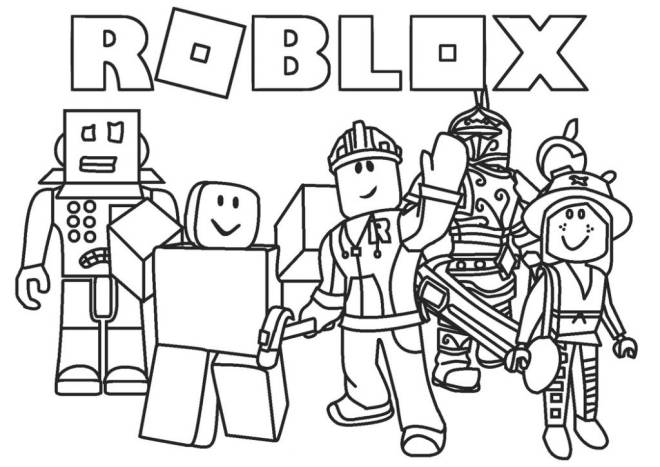 Coloriage et dessins gratuits Magique Roblox à imprimer