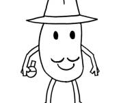 Coloriage Mr.P Piggy Roblox