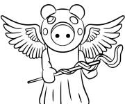 Coloriage Piggy Ange Roblox
