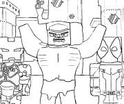 Coloriage Roblox Avengers