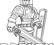 Coloriage Roblox chevalier