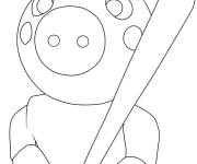 Coloriage Roblox facile