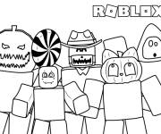 Coloriage Roblox Halloween