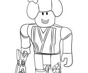 Coloriage Roblox Samouraï