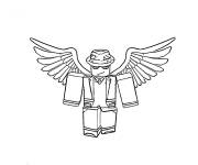 Coloriage et dessins gratuit Robot avec des ailes Roblox à imprimer