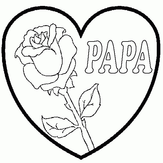 Coloriage Papa Je T Aime