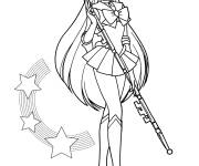Coloriage Chef de garde Sailor Moon