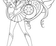 Coloriage Corps complet de Sailor Moon