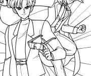 Coloriage Illustration Tuxedo Musk