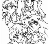 Coloriage Image Sailor Moon &agrave; colorier