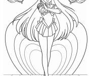 Coloriage L'écolière Minako Aino Sailor Venus