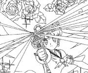 Coloriage La magie et la puissance de Sailor Moon