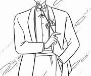 Coloriage Le beau gar&ccedil;on de Sailor Moon