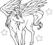 Coloriage et dessins gratuit Licorne Sailor Moon à imprimer