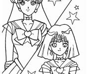 Coloriage Marins Mercure et Saturne