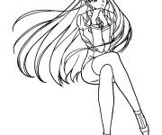 Coloriage Minako de Sailor Moon