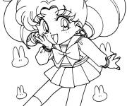 Coloriage Mini Sailor Moon