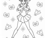 Coloriage Pose célèbre de Sailor Jupiter
