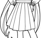 Coloriage Princesse de Sailor Moon