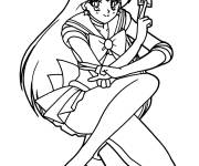Coloriage Sailor Mars Anime