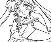 Coloriage Sailor Moon de Manga