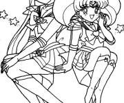 Coloriage Sailor Moon en photo imprimable