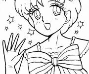 Coloriage Sailor Moon Haruka Tenno