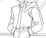 Coloriage Sailor Moon prince de la Terre
