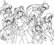 Coloriage Sailor Moon Talisman
