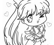 Coloriage Sailor Venus Kawaii cp