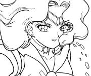 Coloriage Sailor V&eacute;nus kawaii en beaut&eacute;