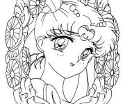 Coloriage Sailormoon kawaii