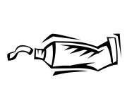 Coloriage Salle de Bain Dentifrice
