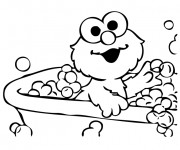 Coloriage Salle de Bain Disney