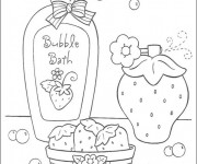 Coloriage Salle de Bain et Eau de Toilette