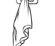 Coloriage Salle de Bain La Serviette