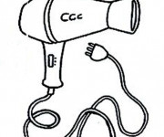 Coloriage Salle de Bain S&eacute;choir