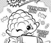 Coloriage Berry Sweet Lolly et Tootsie Cutie de Shopkins