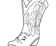 Coloriage et dessins gratuit Botte Betty de Shopkins à imprimer