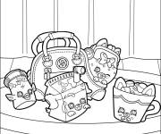 Coloriage Brunch Date Shopkins