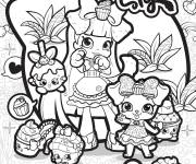 Coloriage Dessin shopkins shoppies wild style