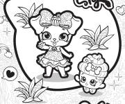 Coloriage Illustration Shopkins &agrave; imprimer