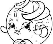 Coloriage L'orange Juicy Shopkins saison 2