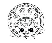 Coloriage et dessins gratuit Le Shopkin Cream Cookie à imprimer