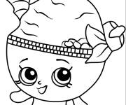 Coloriage et dessins gratuit Le Shopkin Scoopy One à imprimer