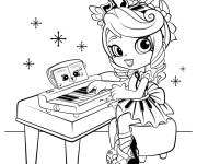 Coloriage Melodin en jouant au piano