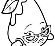 Coloriage Posh Poire Shopkins saison1